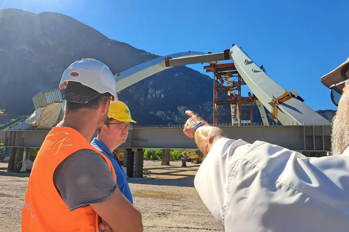 Ponte di Ravina, a fine luglio il primo varo della nuova struttura
