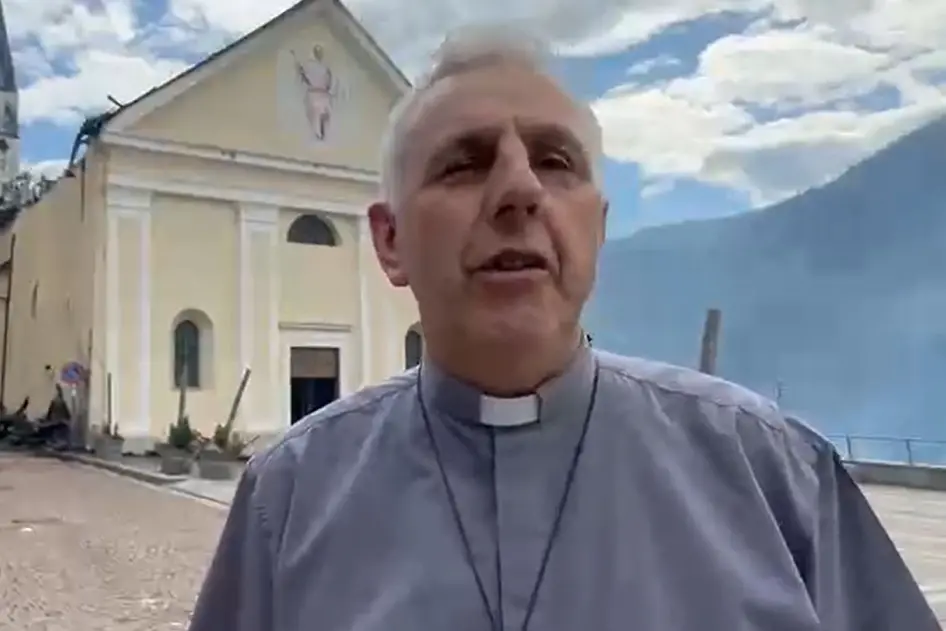 Vermiglio, don Enrico Pret: \"Un incendio devastante, fatto storico\"