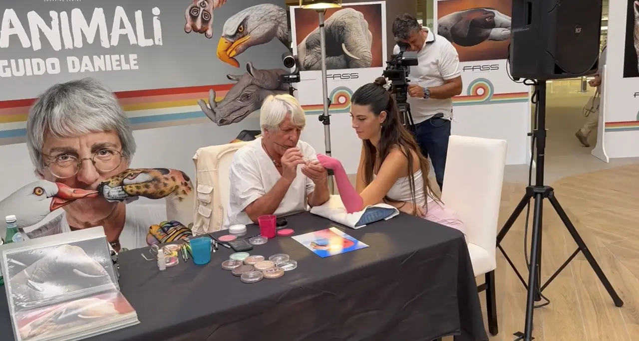 L'artista Daniele a Cagliari: “Arte per lanciare un messaggio di rispetto della natura”