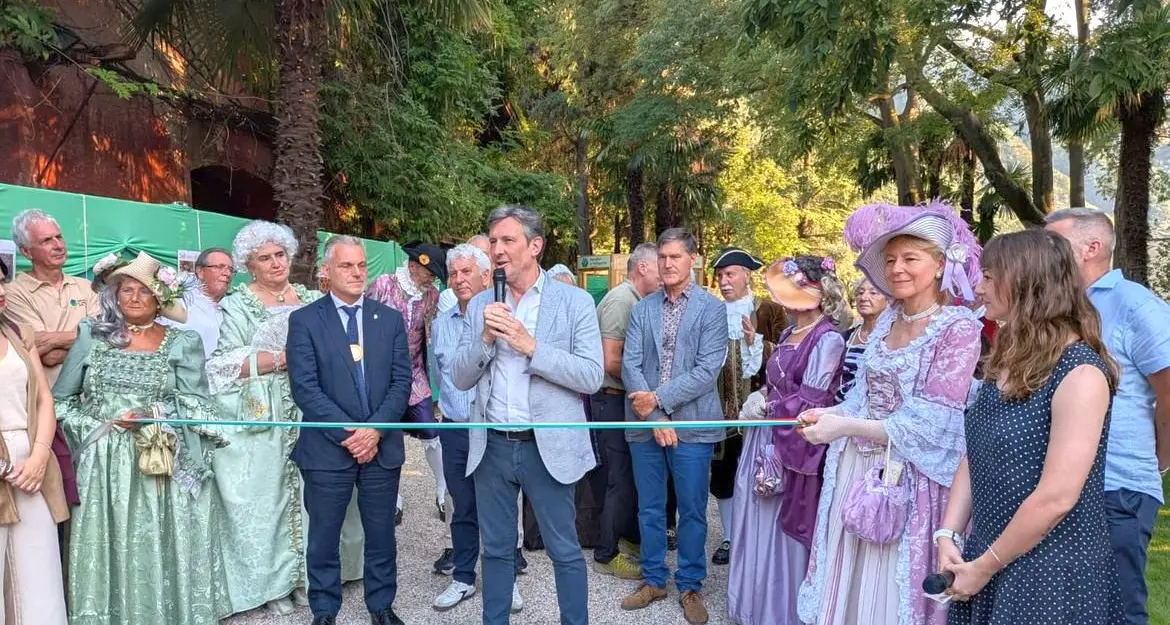 Ala, inaugurate Città di Velluto e il giardino di Palazzo Pizzini