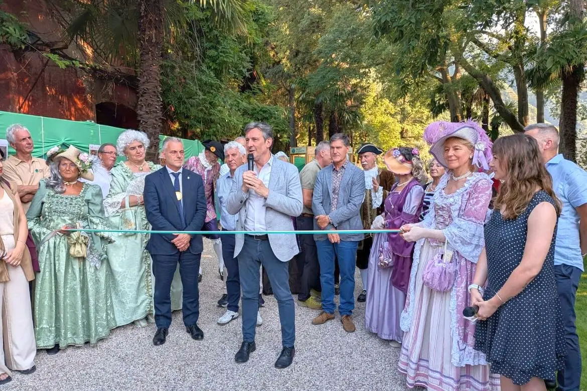 Ala, inaugurate Città di Velluto e il giardino di Palazzo Pizzini