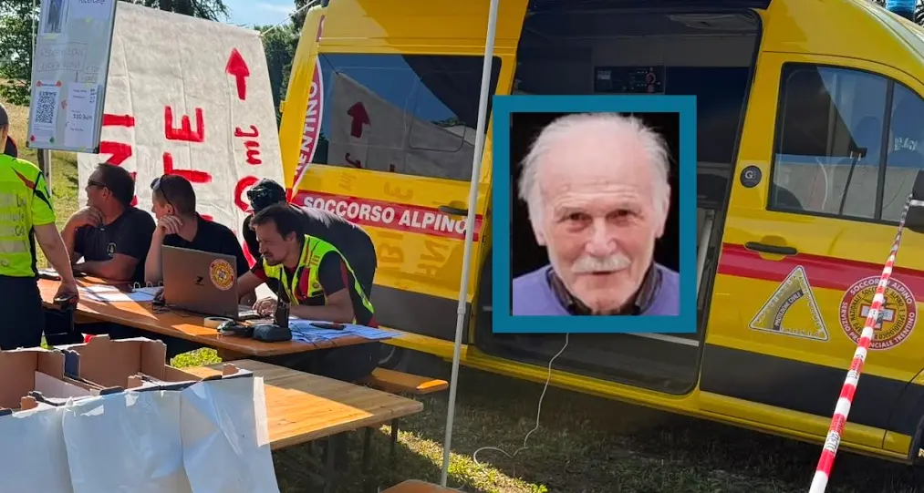 Brentonico, le ricerche di Gino Paoli ridotte dopo quattro giorni senza esito