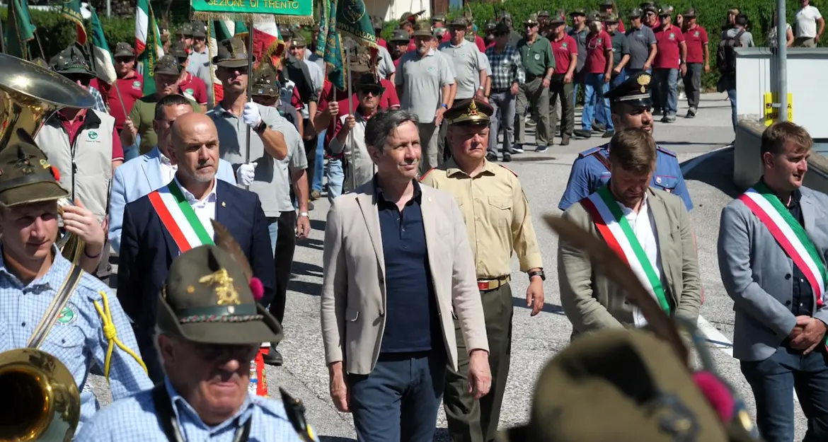 Sant'Orsola Terme festeggia i 60 anni degli alpini, l'appello ai giovani di Spinelli