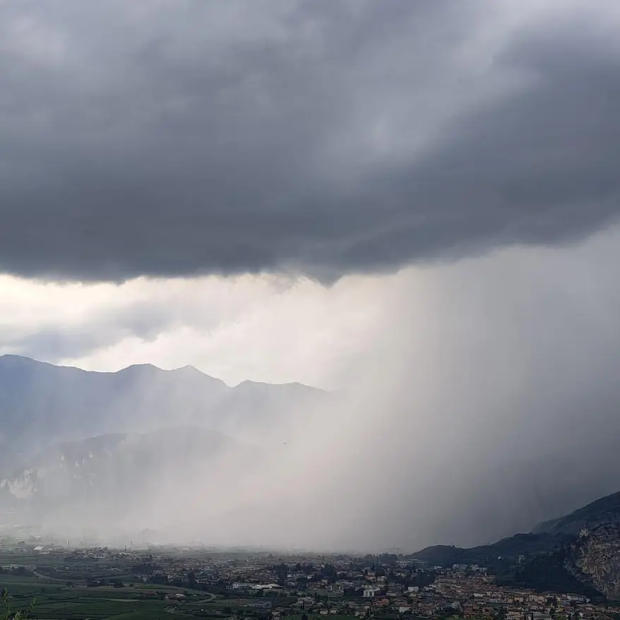 Allerta gialla in Trentino: temporali intensi e rischio grandine fino a domenica
