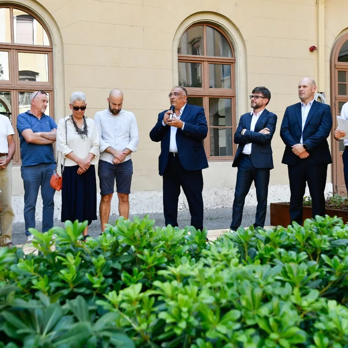 Nasce il giardino in memoria di Lorenzo Leonardelli morto a 34 anni