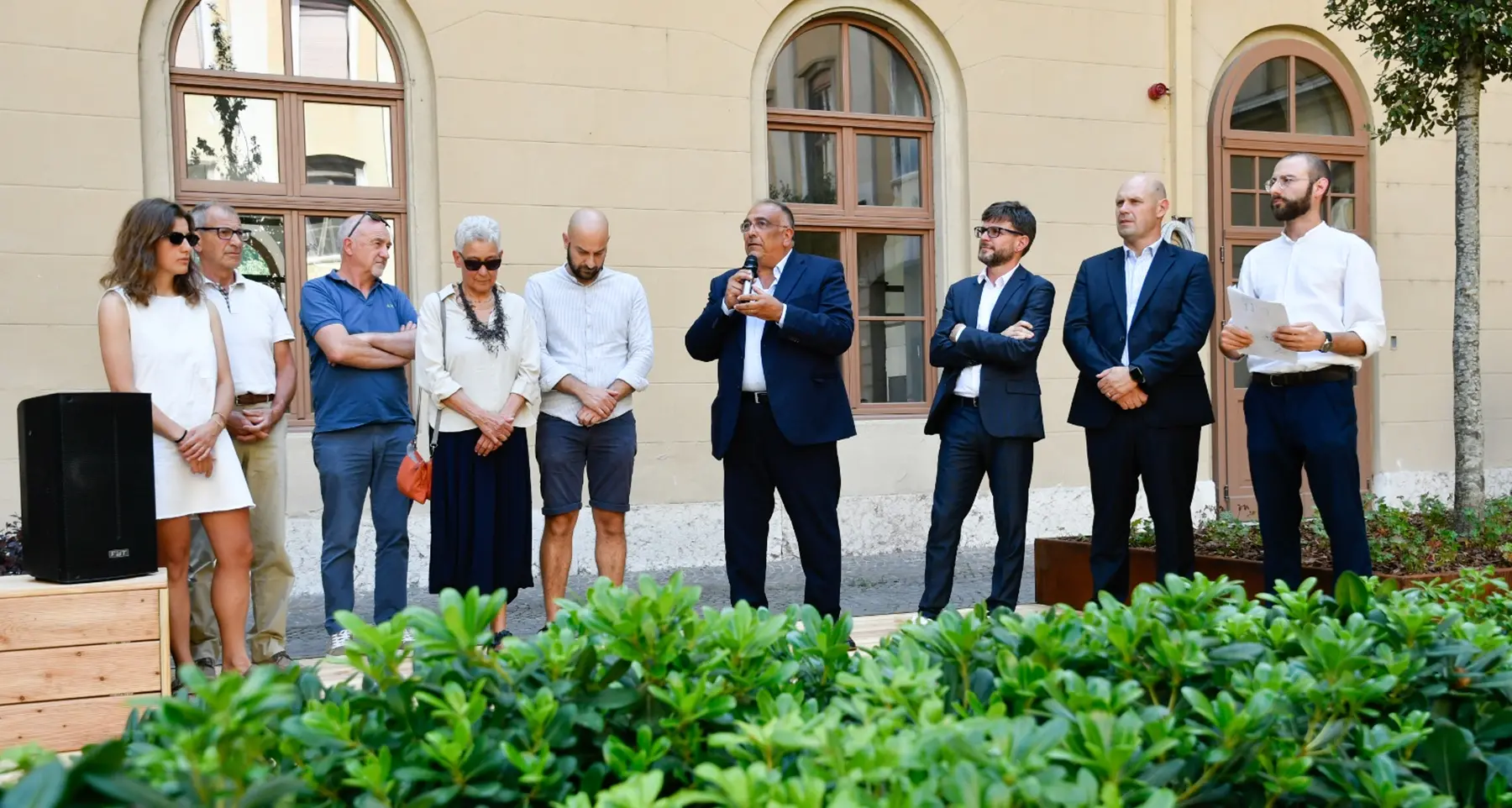 Nasce il giardino in memoria di Lorenzo Leonardelli morto a 34 anni
