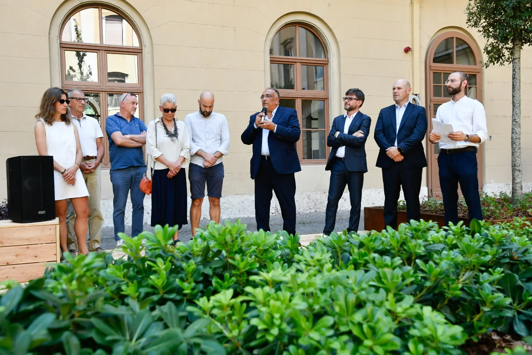 Nasce il giardino in memoria di Lorenzo Leonardelli morto a 34 anni