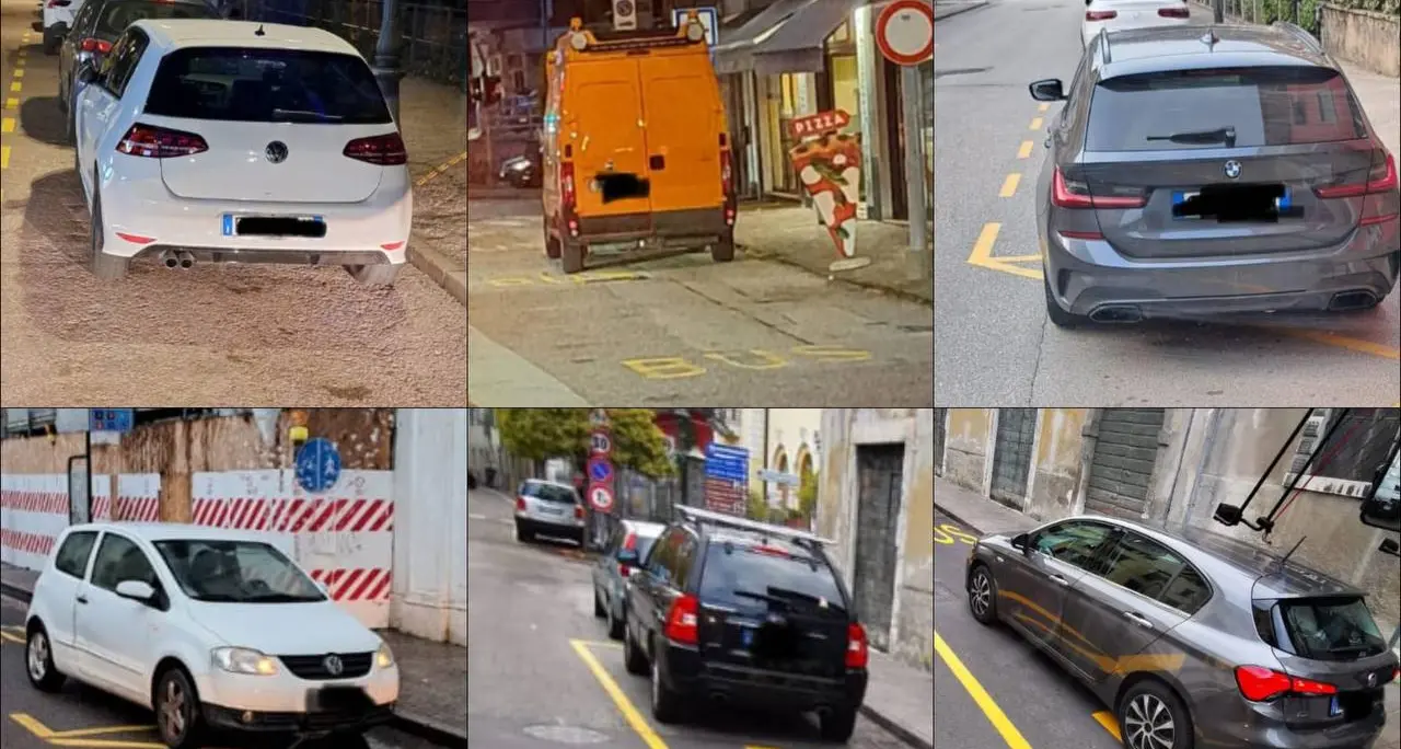 Incivili al volante, la rabbia degli autisti dei bus: «Ogni giorno decine di auto nei nostri spazi»