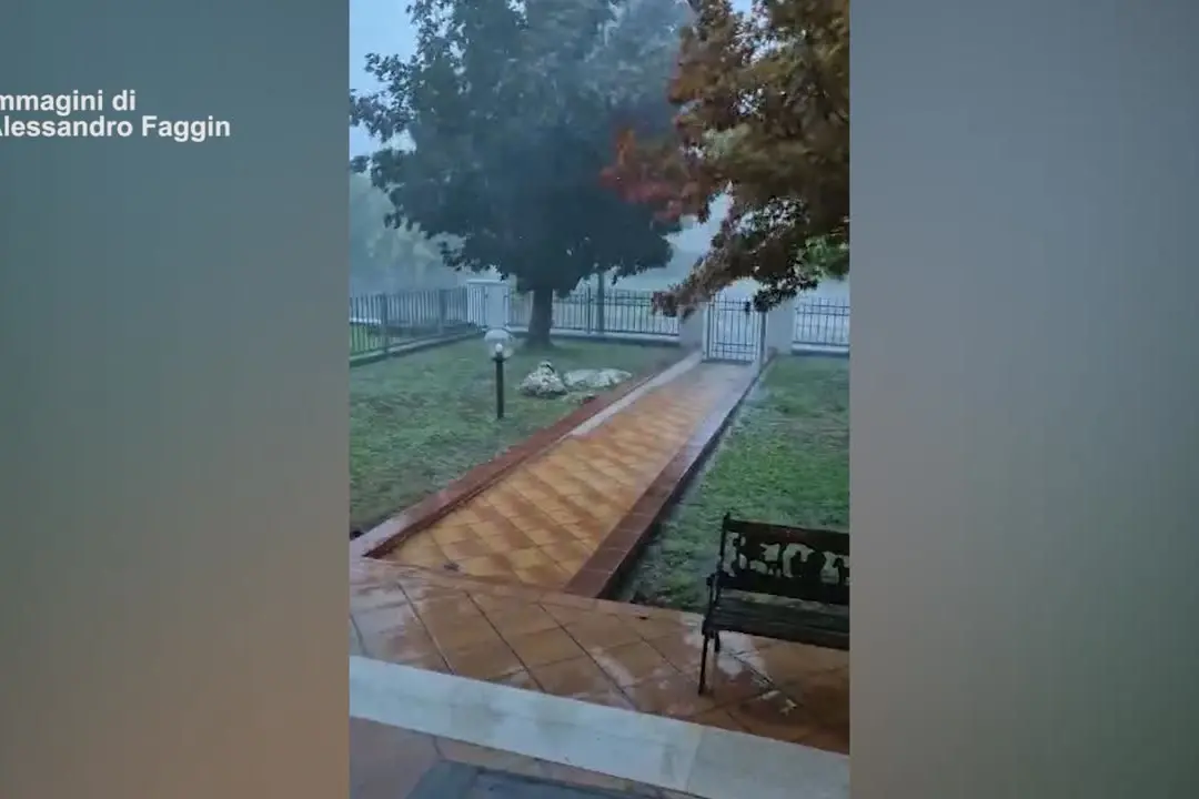 Maltempo, violento downburst colpisce Gonzaga