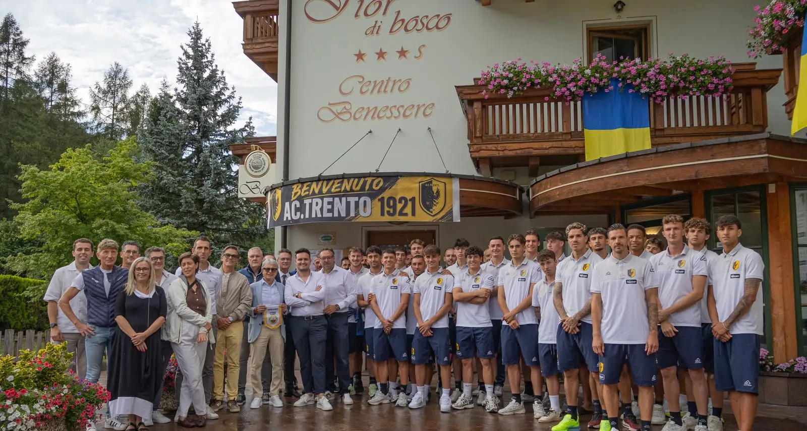 Val di Cembra, benvenuto ufficiale al Trento in ritiro a Masen di Giovo