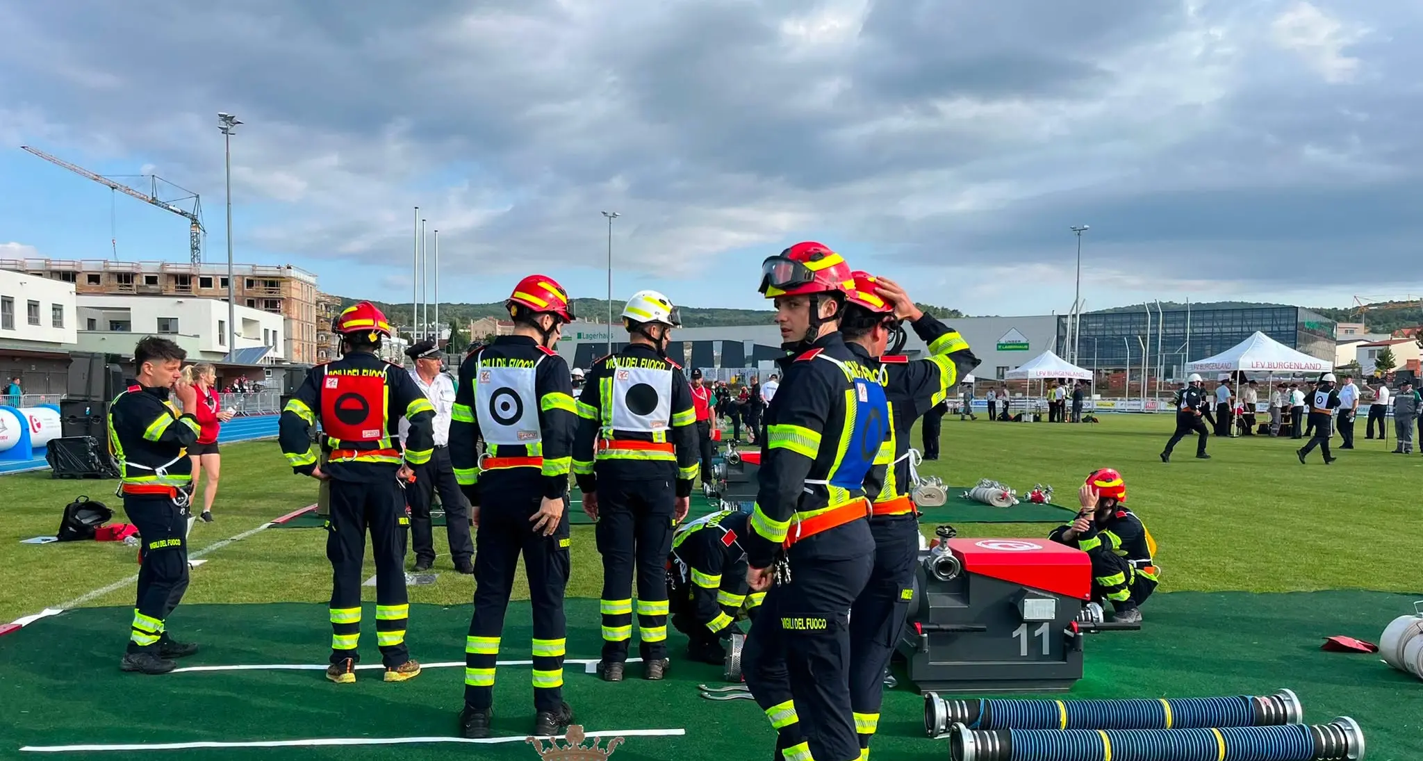 Cinque squadre trentine alle Olimpiadi dei vigili del fuoco a Eisenstadt