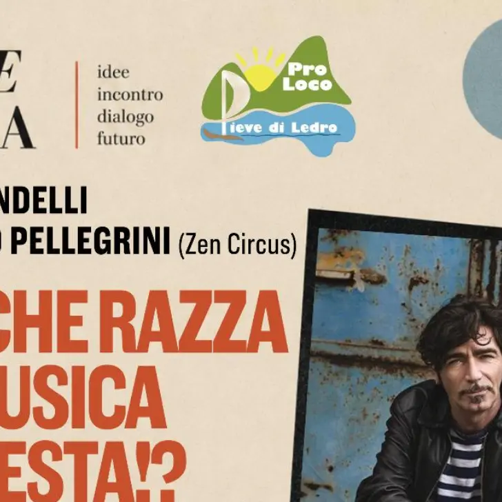 Bobo Rondelli e Maestro Pellegrini a Pieve di Ledro per una serata tra musica e parole