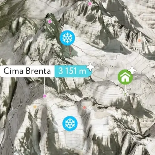 Doppio intervento di soccorso per due cordate in difficoltà sulle Dolomiti di Brenta