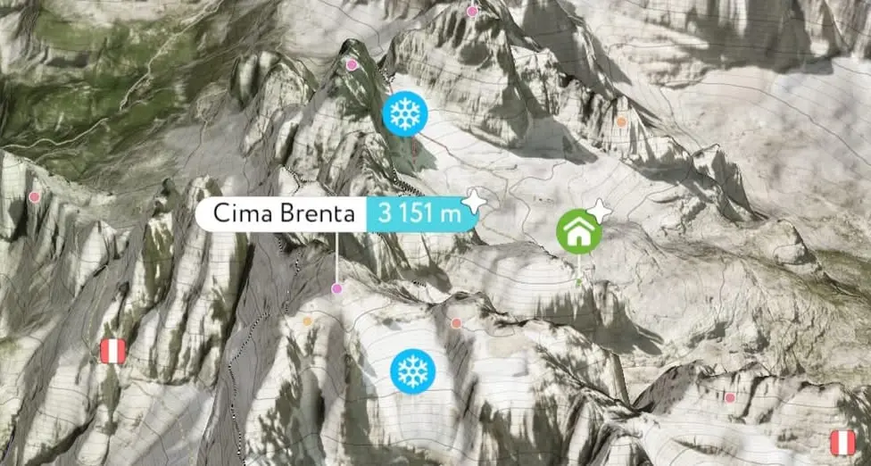 Doppio intervento di soccorso per due cordate in difficoltà sulle Dolomiti di Brenta