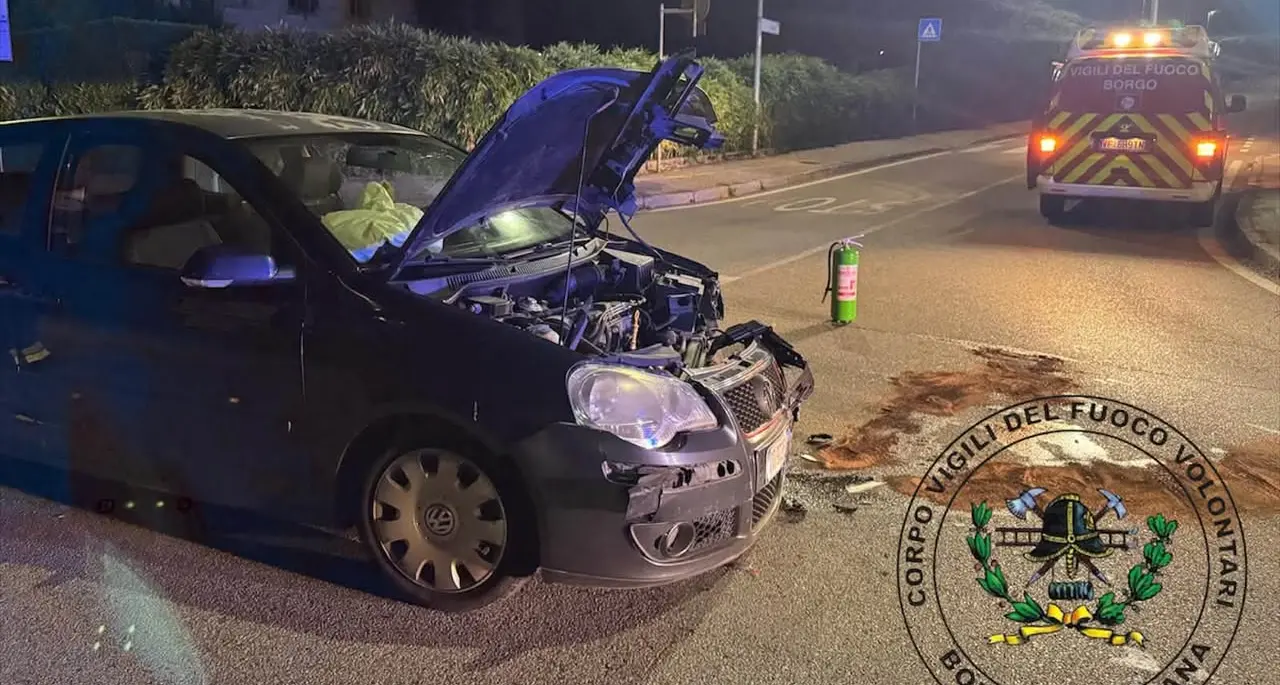 Borgo, incidente nella notte: ferito un uomo di 31 anni