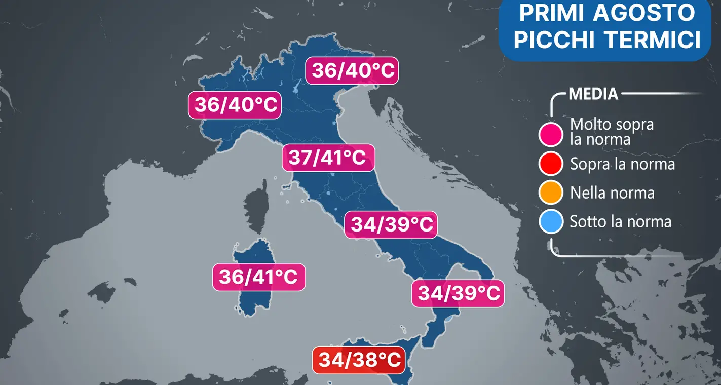 Torna il caldo africano: weekend rovente in Trentino, in Italia si sfiorano i 40 gradi