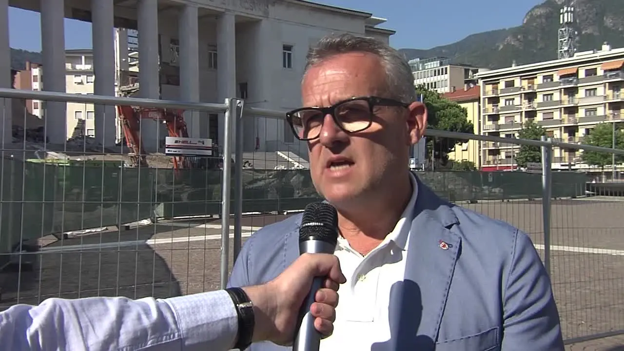 Tribunale di Bolzano, la sede provvisoria 12 giorni dopo il crollo
