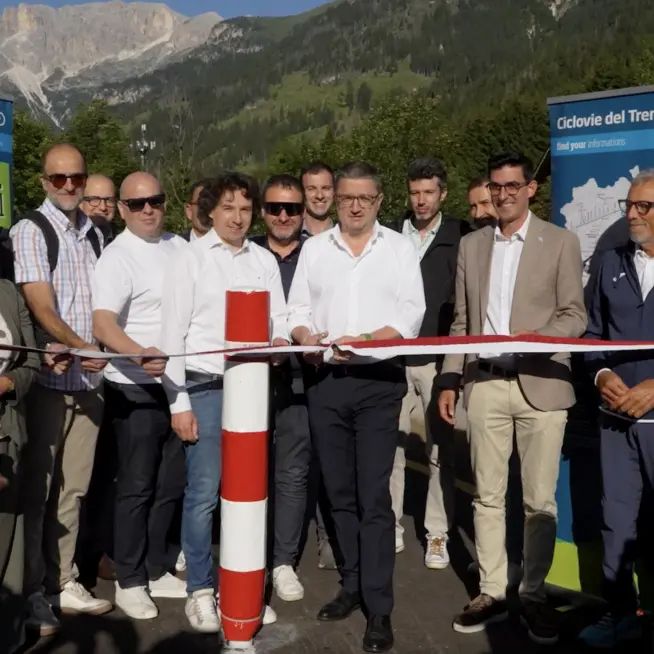 Da Molina di Fiemme a Canazei in bici: completata la ciclovia di 48 chilometri
