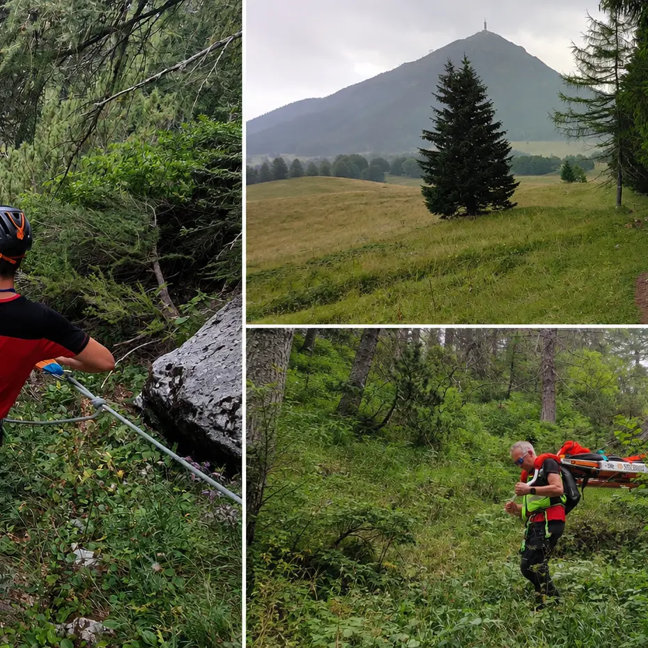 Cade sul sentiero tra Cima Verde e Viote: 63enne recuperata dal Soccorso Alpino