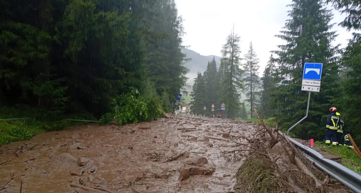Doppia frana in Val di Fassa, interventi di soccorso tra Gardeccia e San Pellegrino