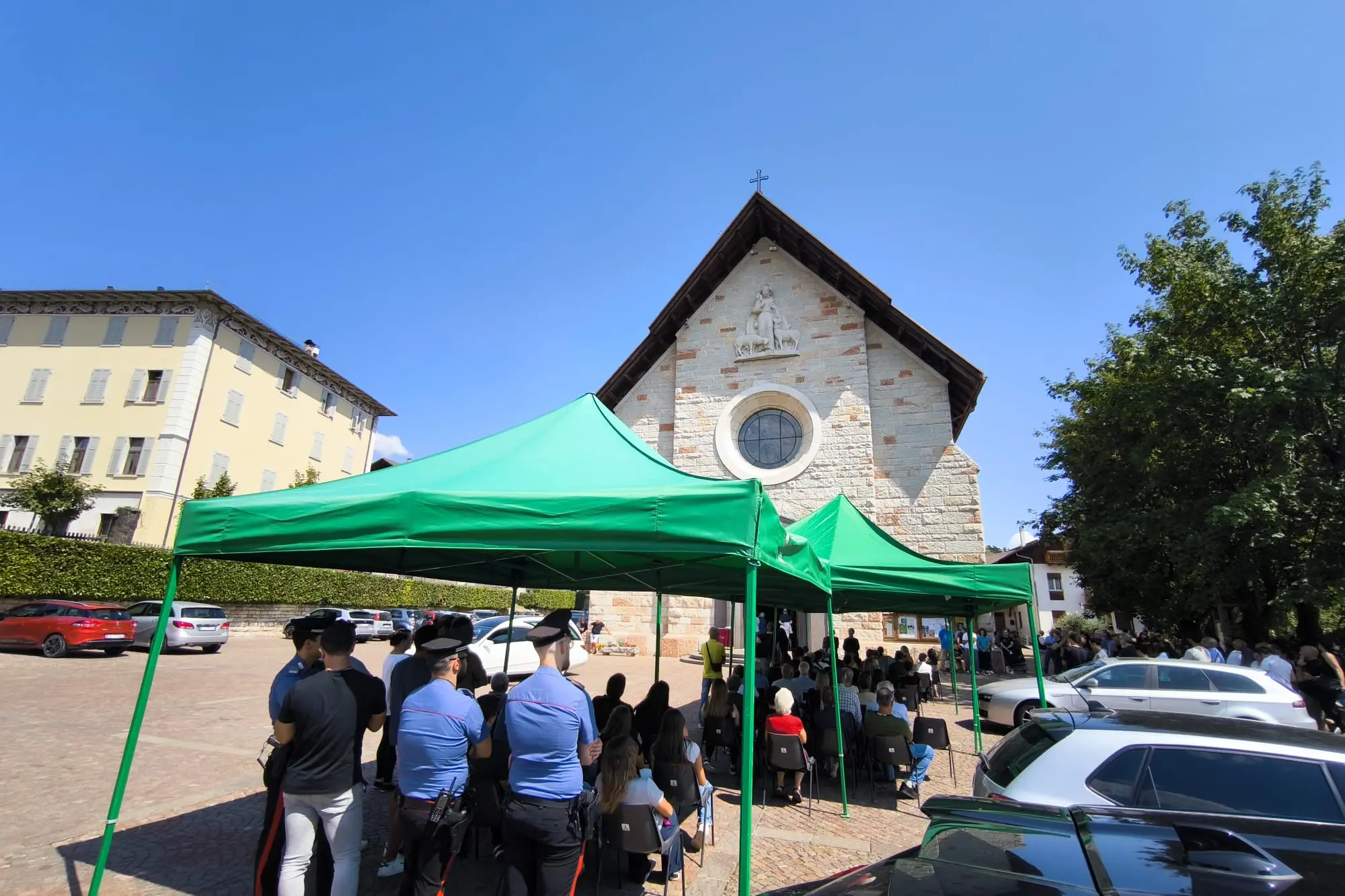 L'addio a Mattia (Foto di Daniele Panato)