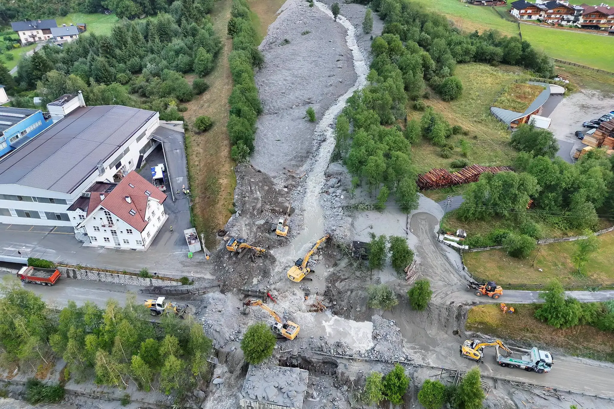 Colata di fango in Valle Aurina: i 120 evacuati rientrati in case e alberghi