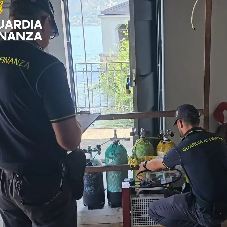 Sub, controlli della Finanza sul Garda e sui laghi del Nord Italia: 9 centri irregolari su 20 e multe per 90 mila euro