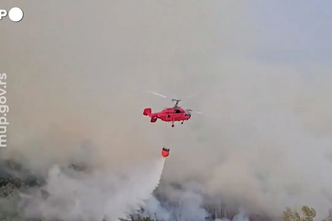 Incendio in Serbia, a fuoco una riserva naturale vicino Belgrado