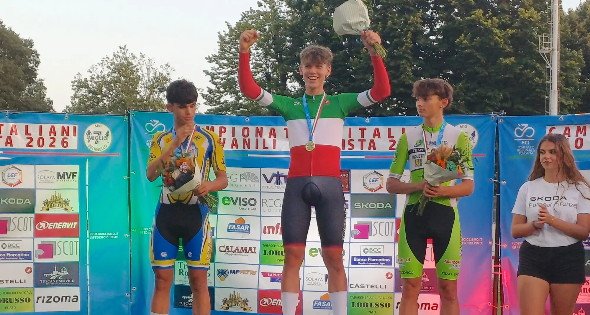 Erik Magagnotti è campione d'Italia: altro oro per il Trentino su pista