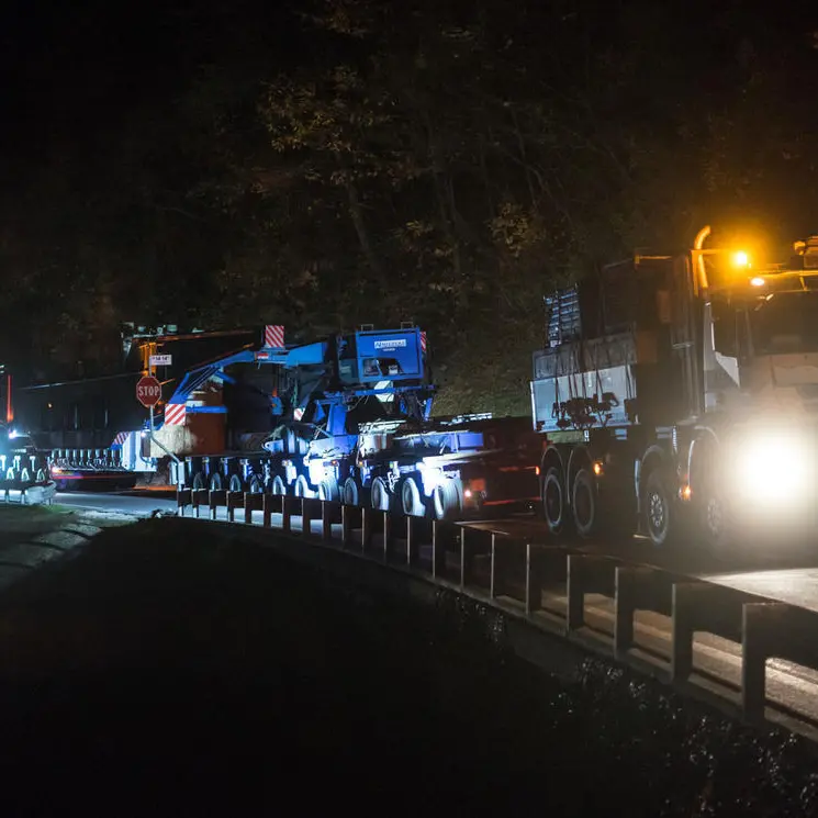 Trasporto eccezionale in Trentino: disagi alla viabilità nella notte tra lunedì 10 e martedì 11 agosto