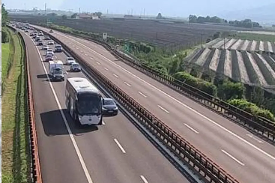 Giornata di passione in A22: 8 chilometri di coda dopo un tamponamento