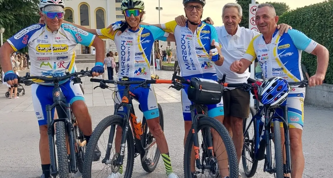Da Villamontagna a Medjugorje, 870 chilometri in bici in sei giorni