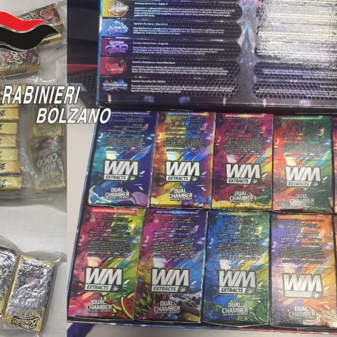 Arrestato a Bolzano con quasi due chili di hashish in auto