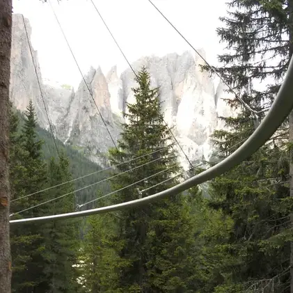 Val di Fassa, la “Fly Line” si blocca: dodici persone sospese nel bosco