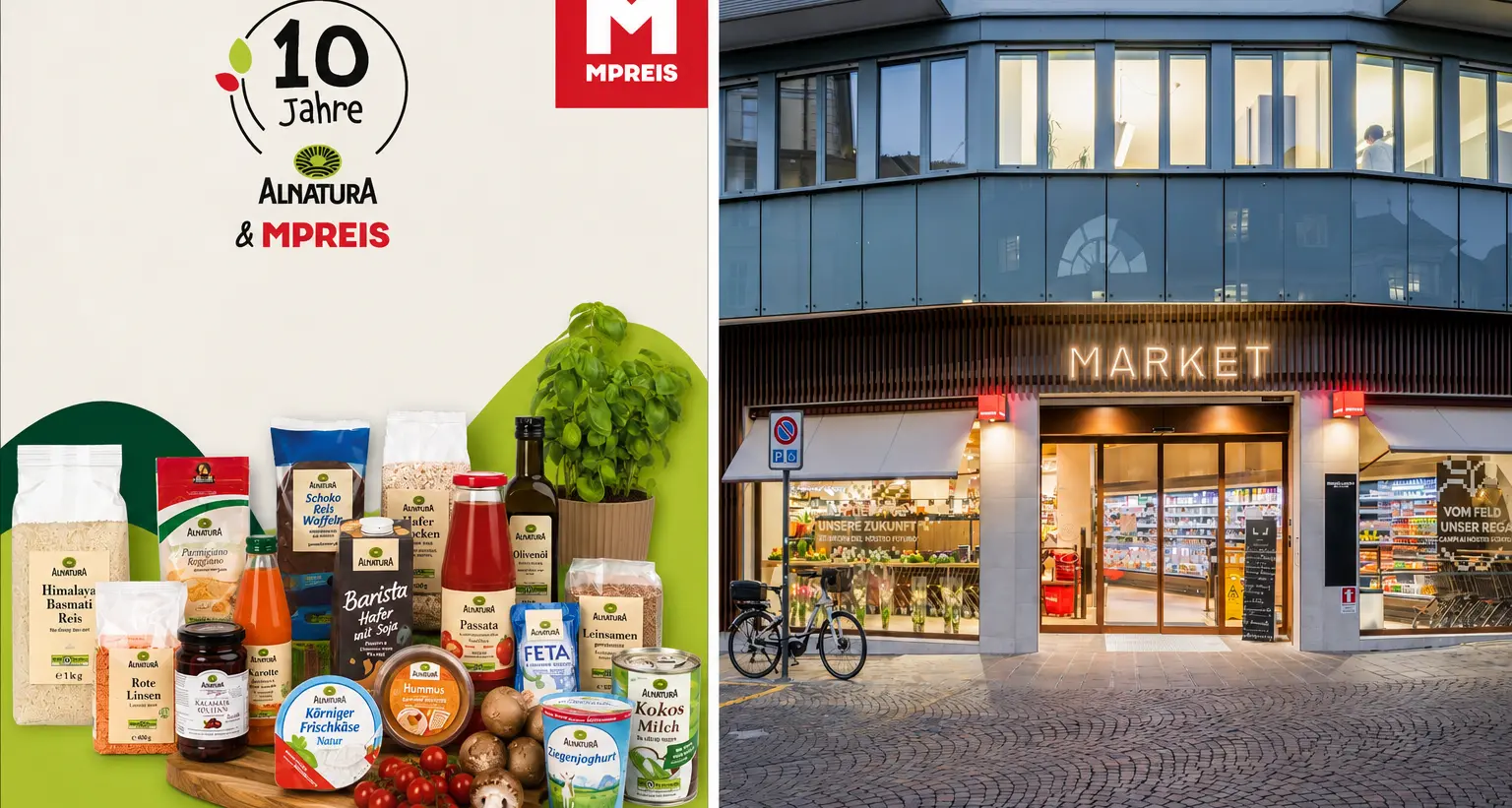 Anniversario: MPREIS Alto Adige e Alnatura