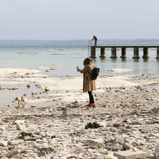 Garda, il lago continua a scendere: persi 73 centimetri da marzo