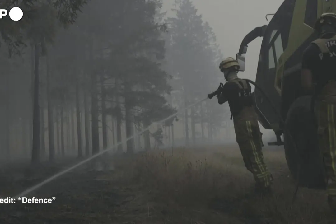 Incendio in Belgio, in fiamme il parco naturale delle Hautes Fagnes