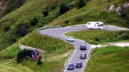 Passo Gardena, moderazione traffico: fase test digitale da settembre
