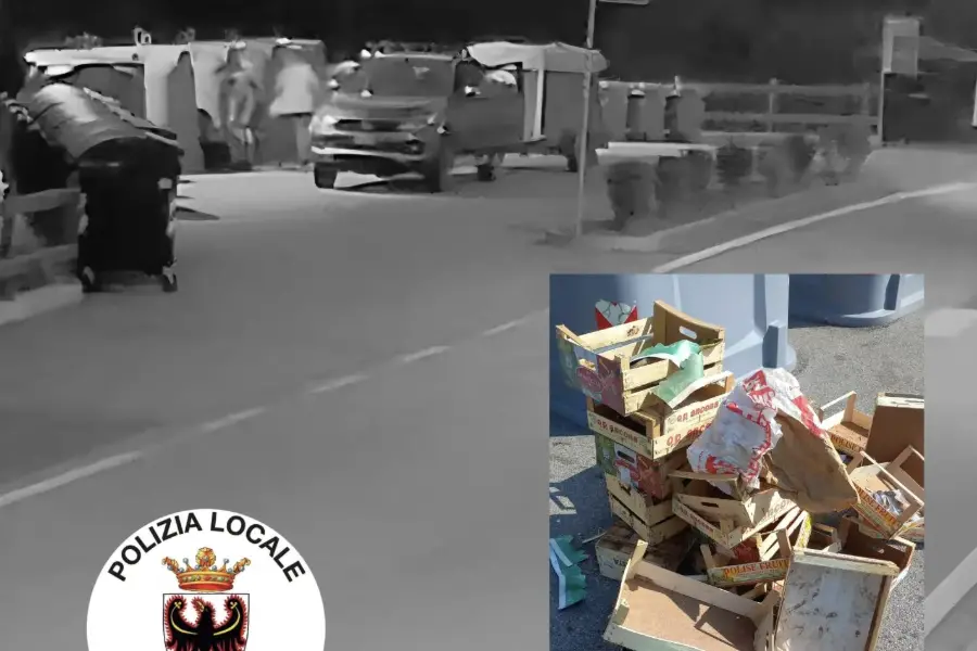 Giudicarie, rifiuti abbandonati all’area camper: individuato il trasgressore