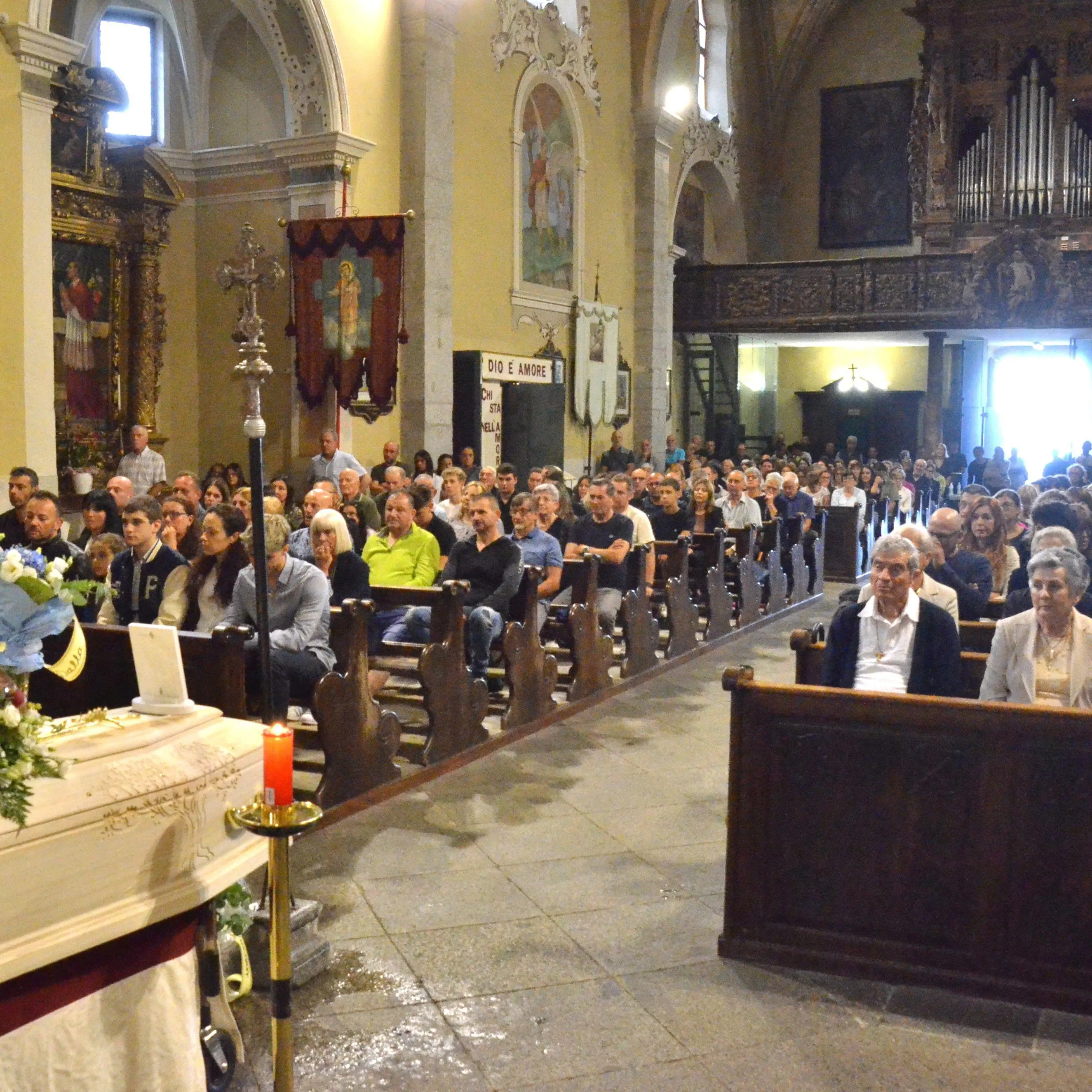Roncone, l’addio a Riccardo Campana: «Papà, avevi un cuore d’oro»