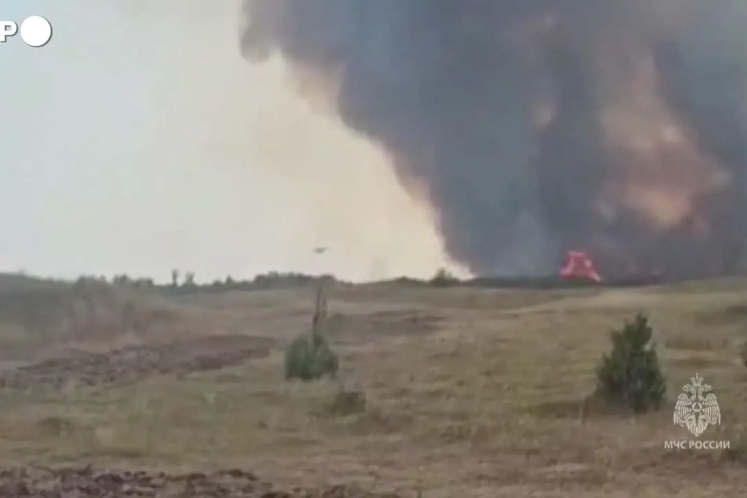 Serbia in fiamme, aereo russo in azione contro gli incendi boschivi