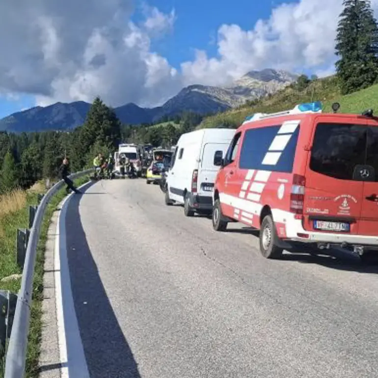 Capriolo attraversa la strada, motociclista sbalzato contro il guardrail