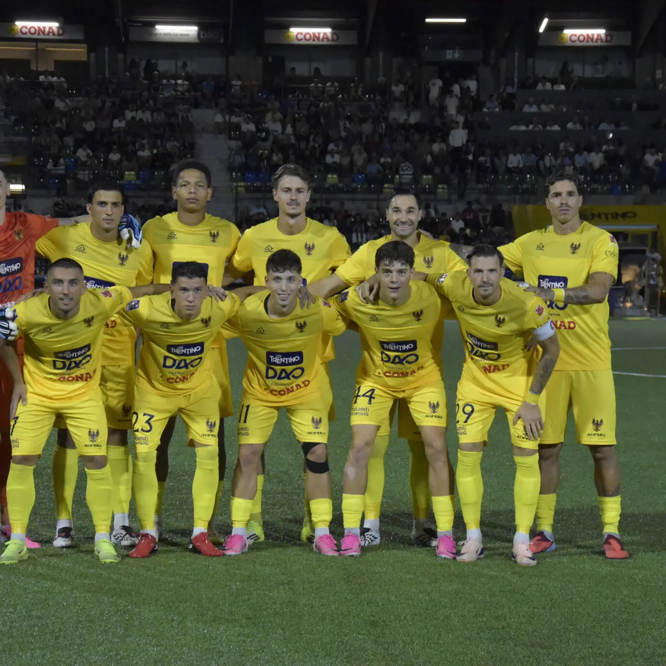 Trento, notte da urlo: Molina in rovesciata stende il Treviso