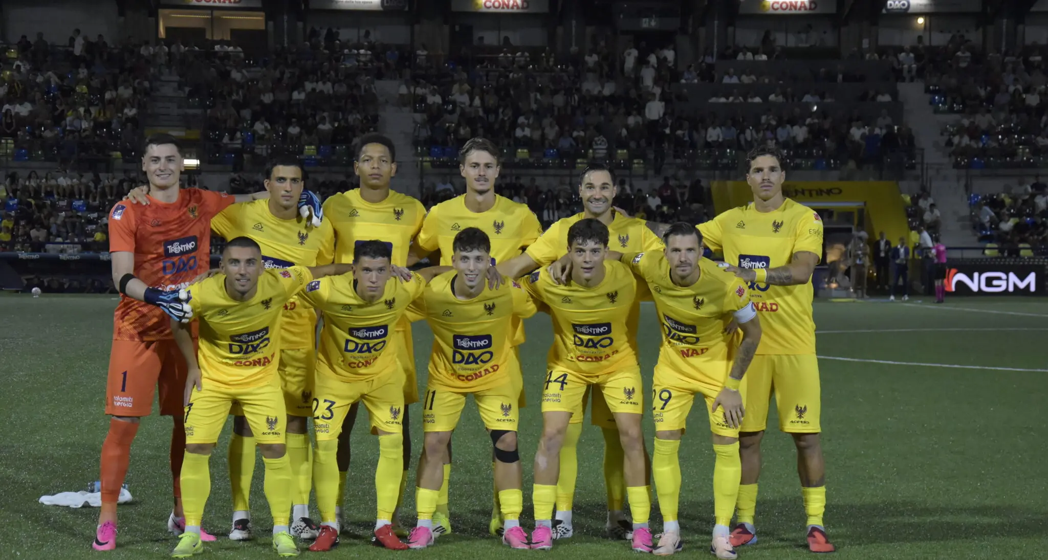 Trento, notte da urlo: Molina in rovesciata stende il Treviso