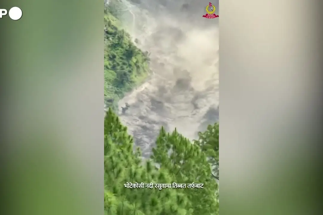 Nepal, le acque di piena travolgono il distretto di Rasuwa 