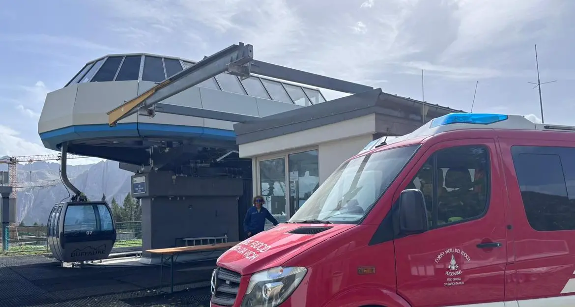 Vento forte in Val di Fassa, 800 escursionisti recuperati a monte degli impianti di risalita