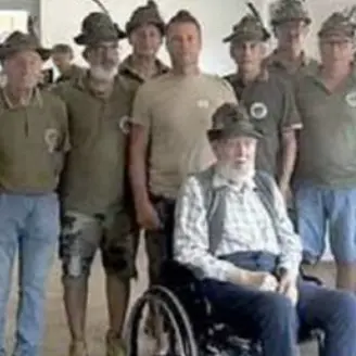 Festa in Rsa per il più anziano degli Alpini di Malé: Ferruccio Dalpez compie 96 anni