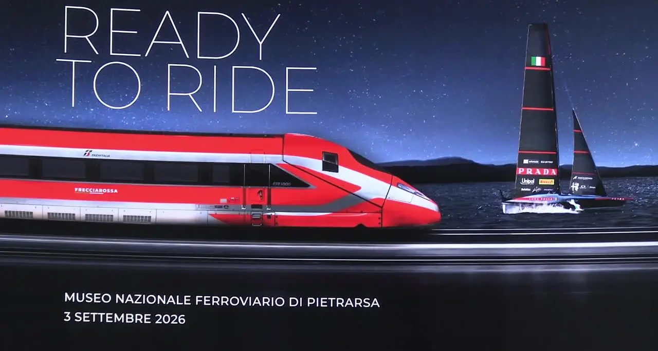 ANSACOM TRENITALIA Frecciarossa Official Sponsor di Luna Rossa per la 38sima America's Cup
