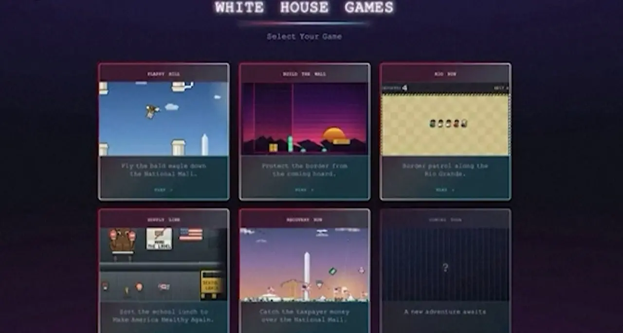 La Casa Bianca lancia online 5 videogame classici. Ma in chiave Maga