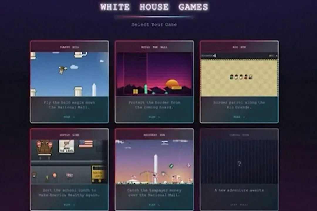 La Casa Bianca lancia online 5 videogame classici. Ma in chiave Maga